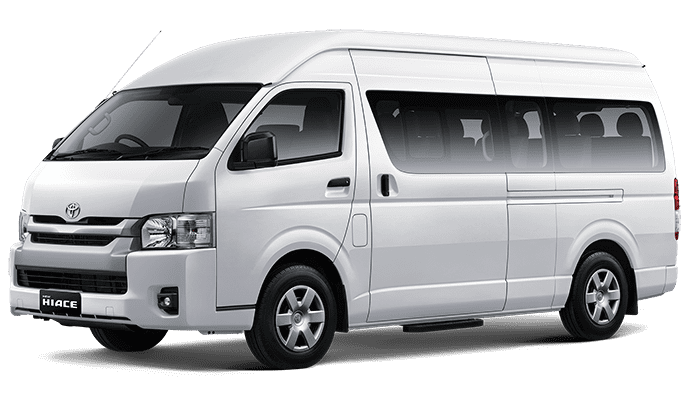 hiace commuter white